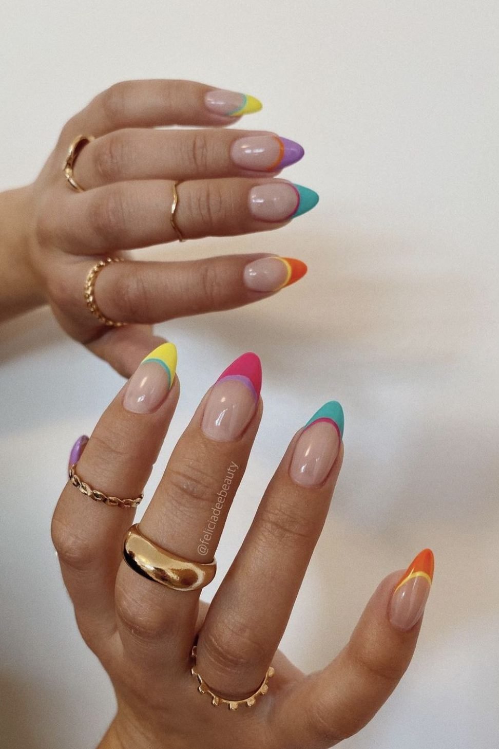 Spring Break Beach Vacation Nails