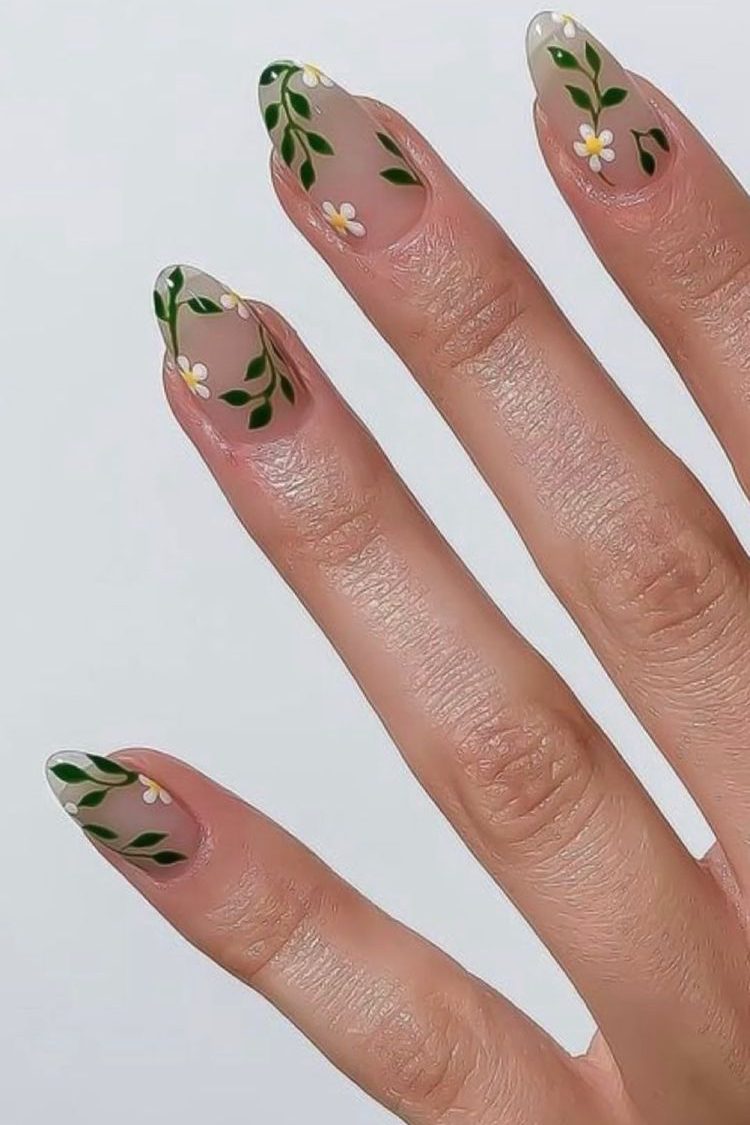 Floral Spring Nails