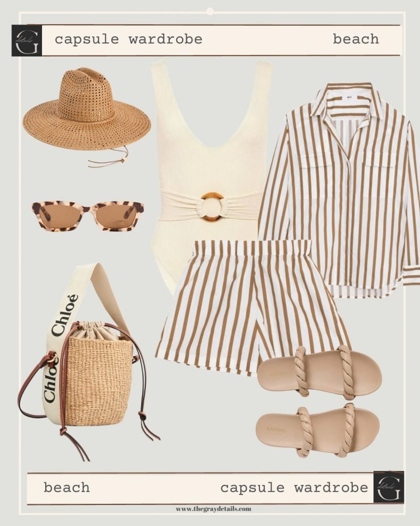 Casual beach packing list