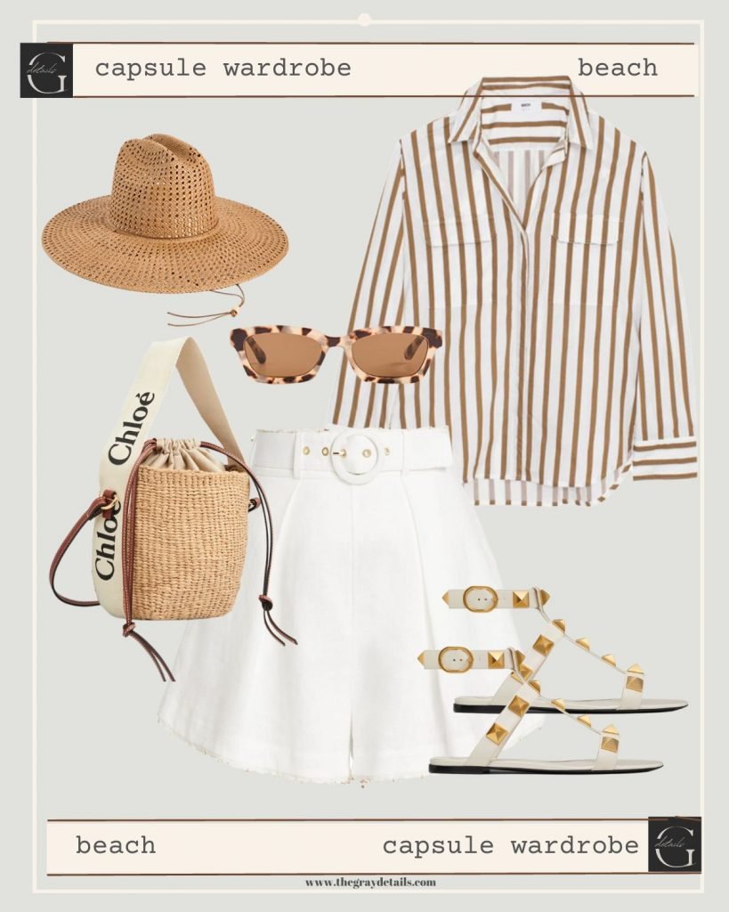 casual beach outfit idea