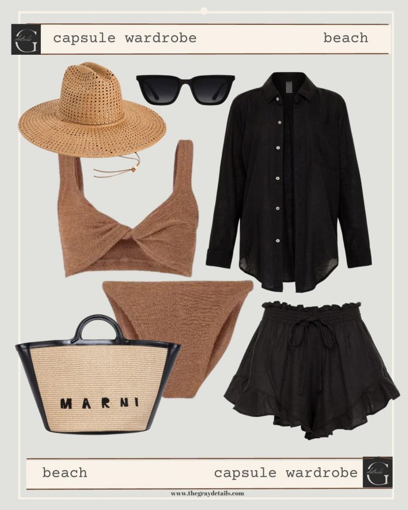 Minimalist Packing for Beach Vacation