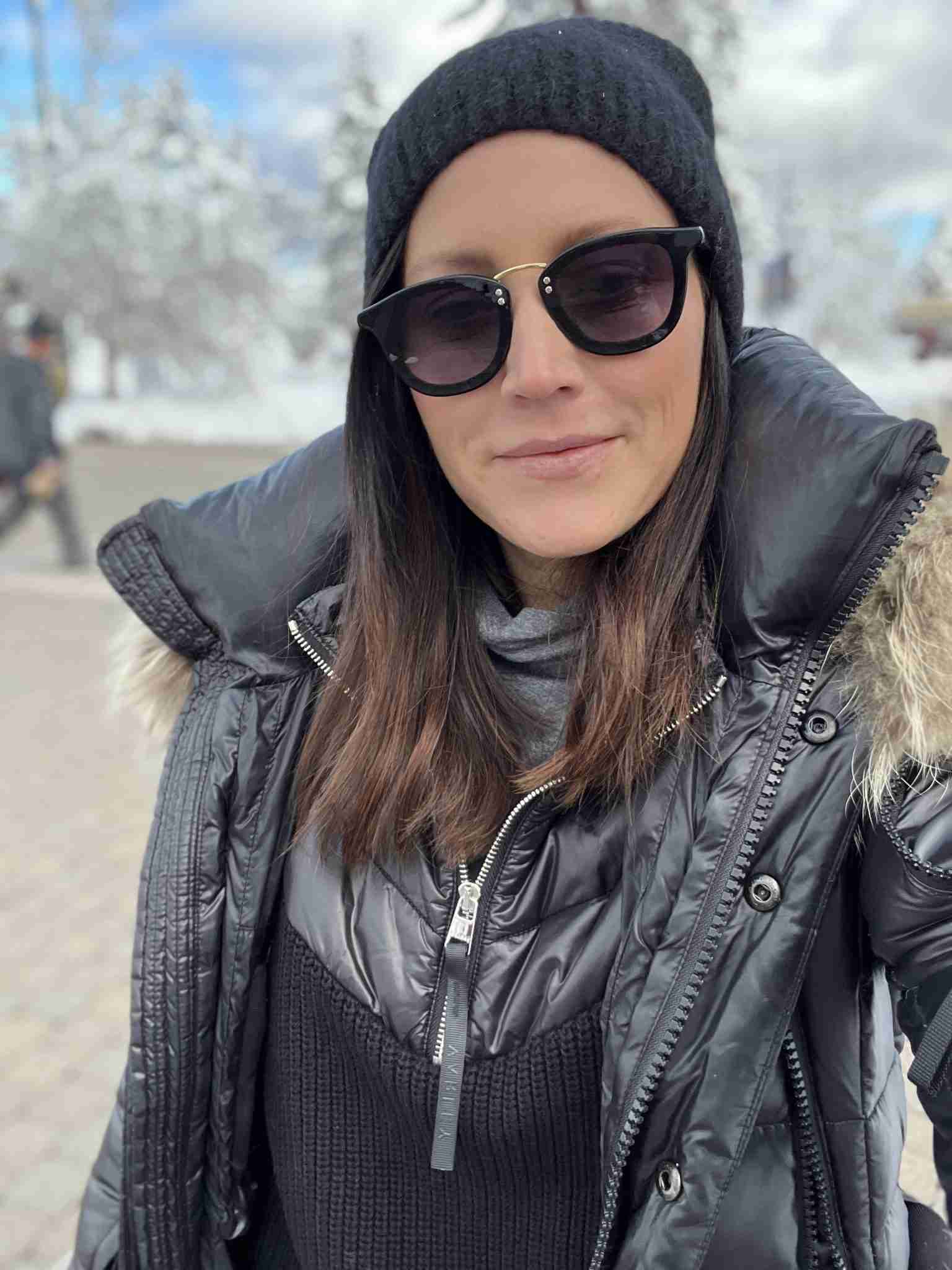 Cozy Days Binding Half Zip Sweater