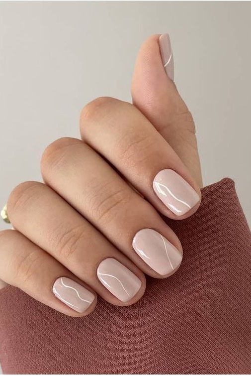 Classy Nude Nail Designs