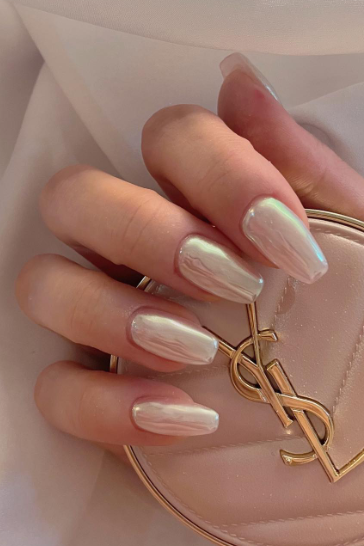 Glazed Classy Nude Nail Designs