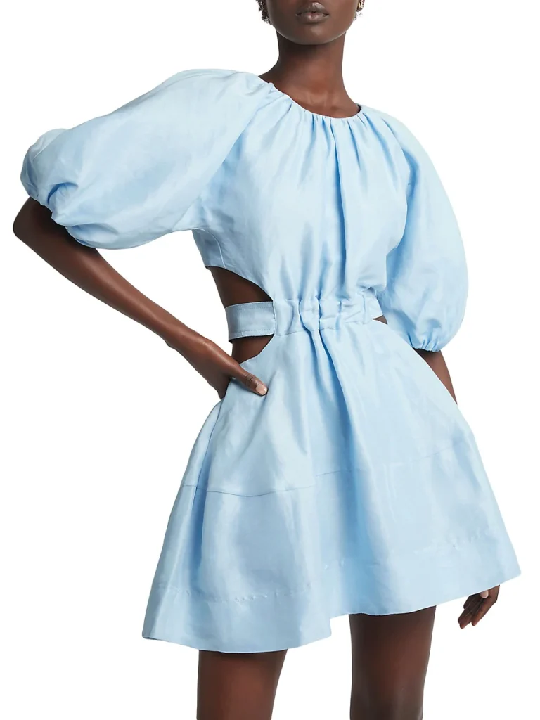 baby blue pastel dress