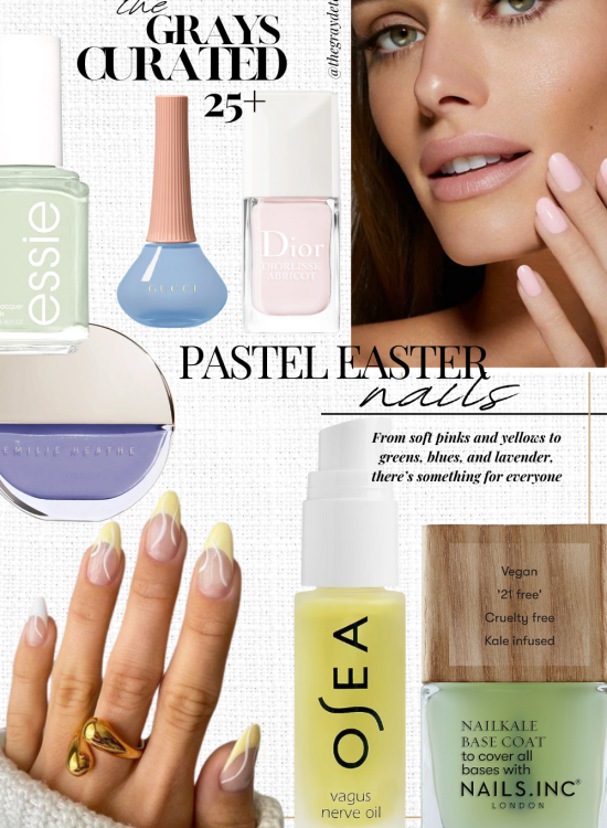 Pastel Acrylic Nail Ideas for Easter