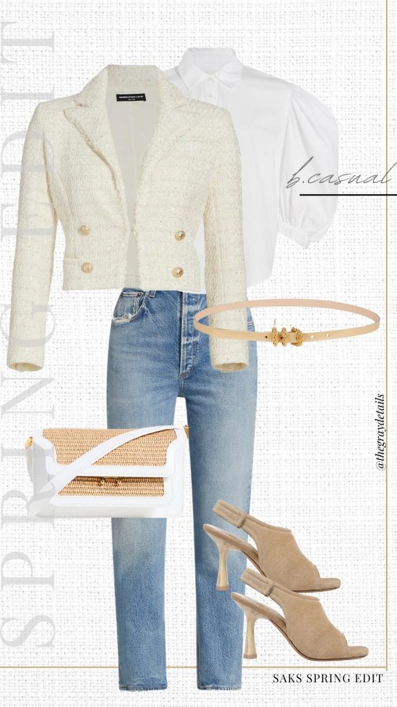 Saks business casual outfit