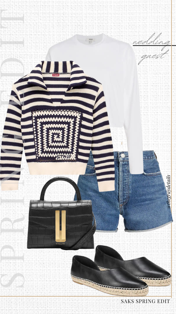 Saks casual spring outfit