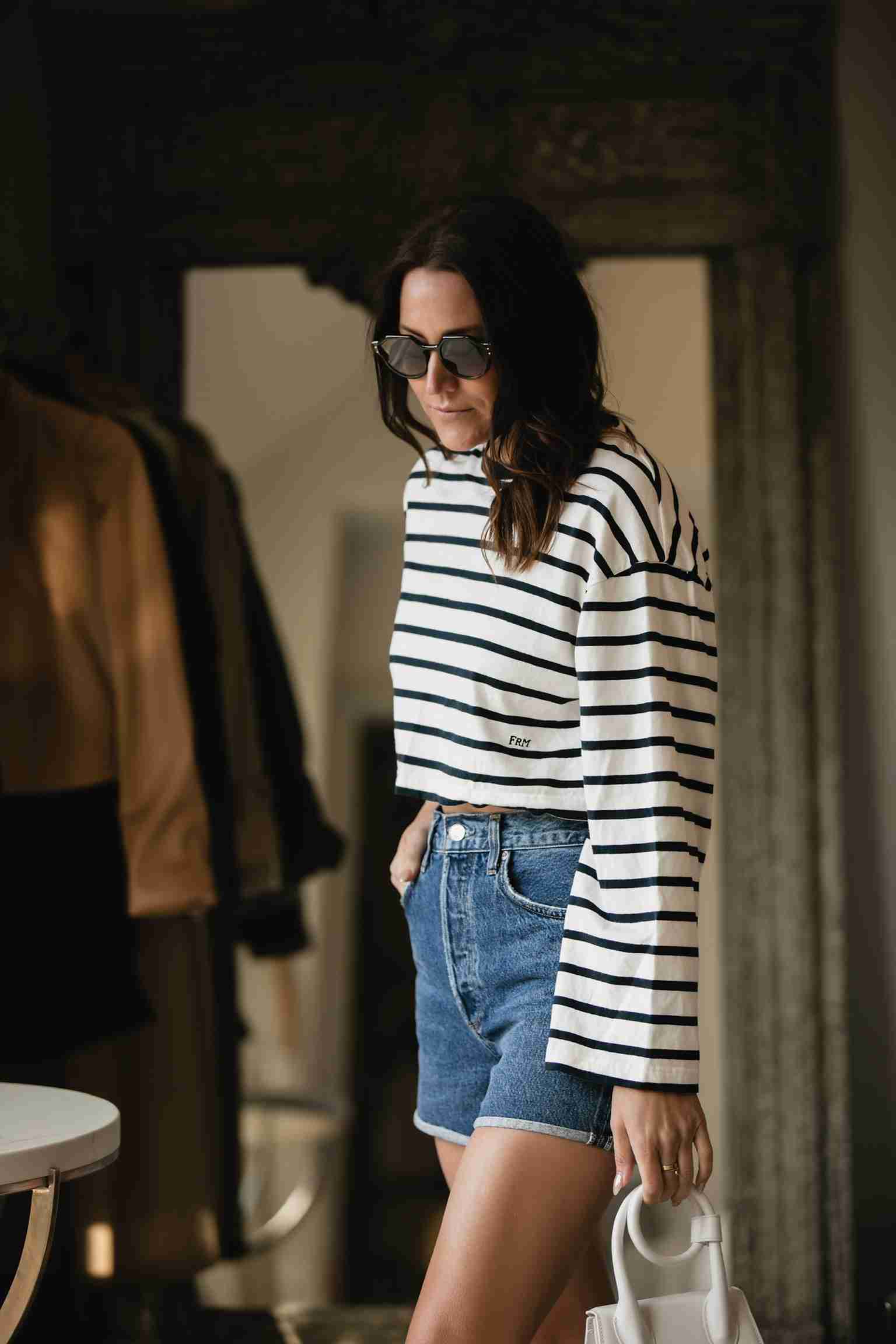 Striped Shirt Outfits - the gray details | Neutral Daily Outfit Guide