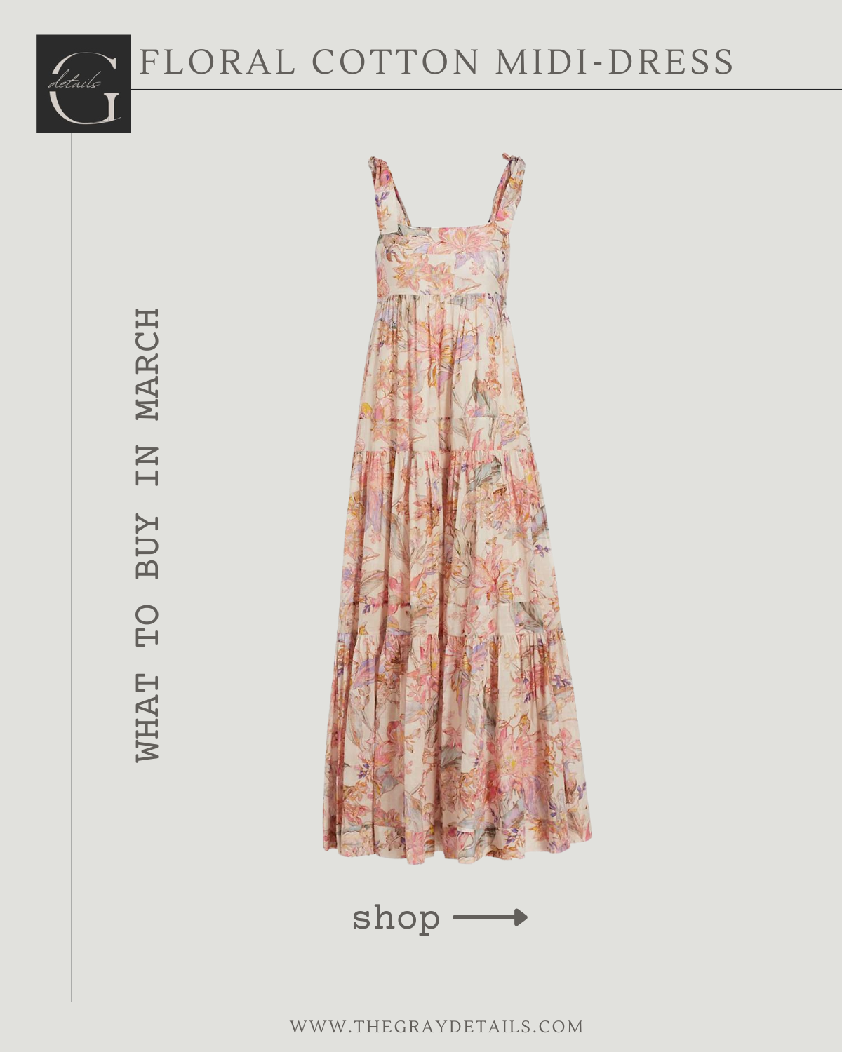 What to Buy In March 2023 | Monthly Style Guide - the gray details