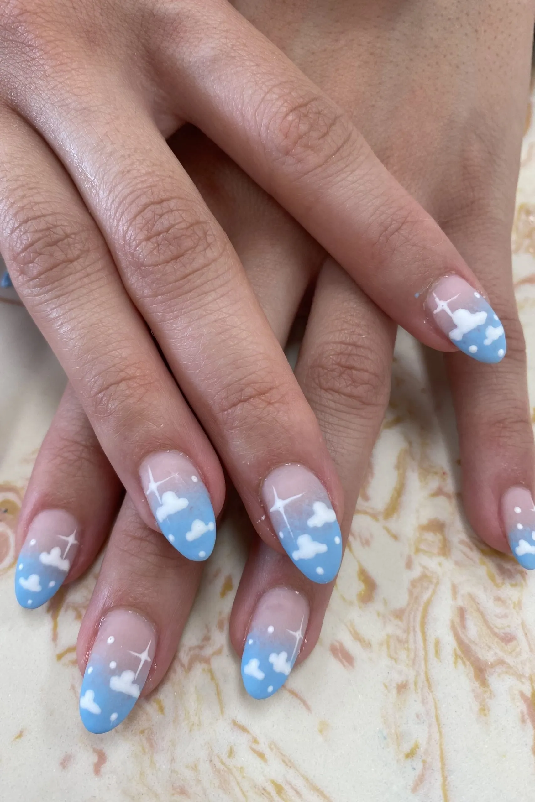 cloud nail inspo