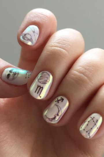 Star Sign Nail Art