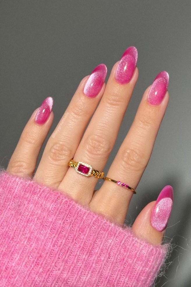 Velvet nail design