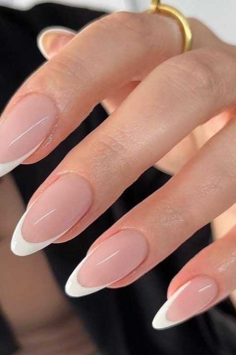 Neutral French Tip Nails
