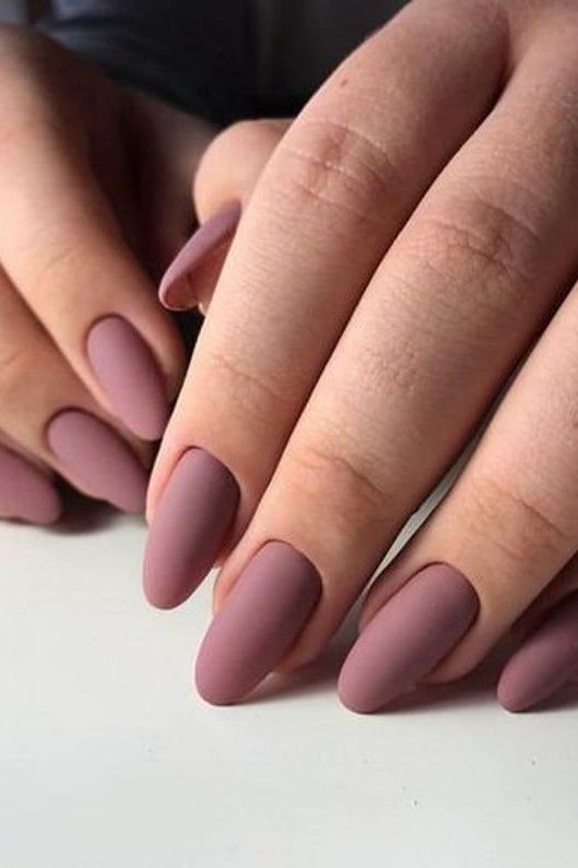 Matte Pink Nail color