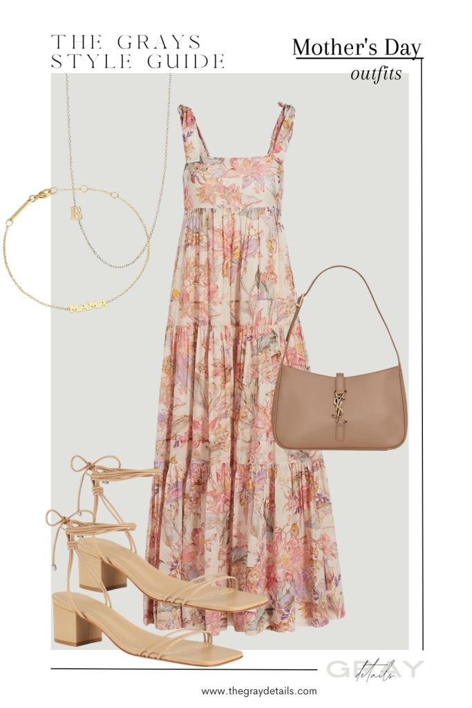 Maxi Floral Dress Mother's Day Outfit