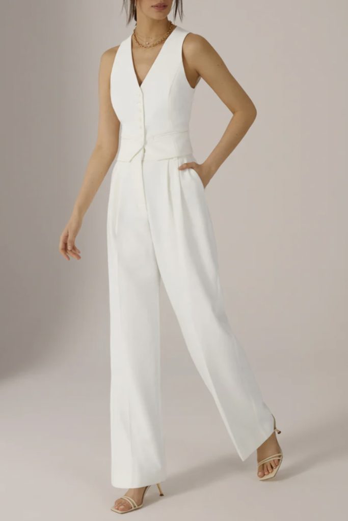 White Pant Sets for Spring and Summer