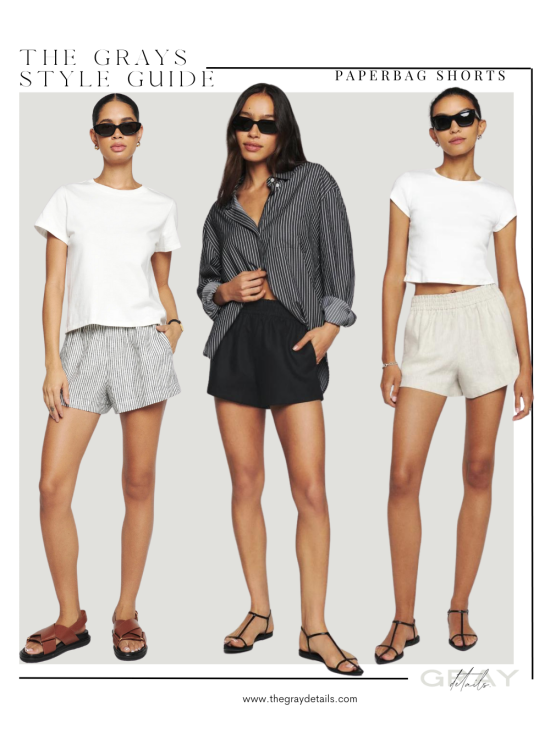How to Style Paper Bag Shorts
