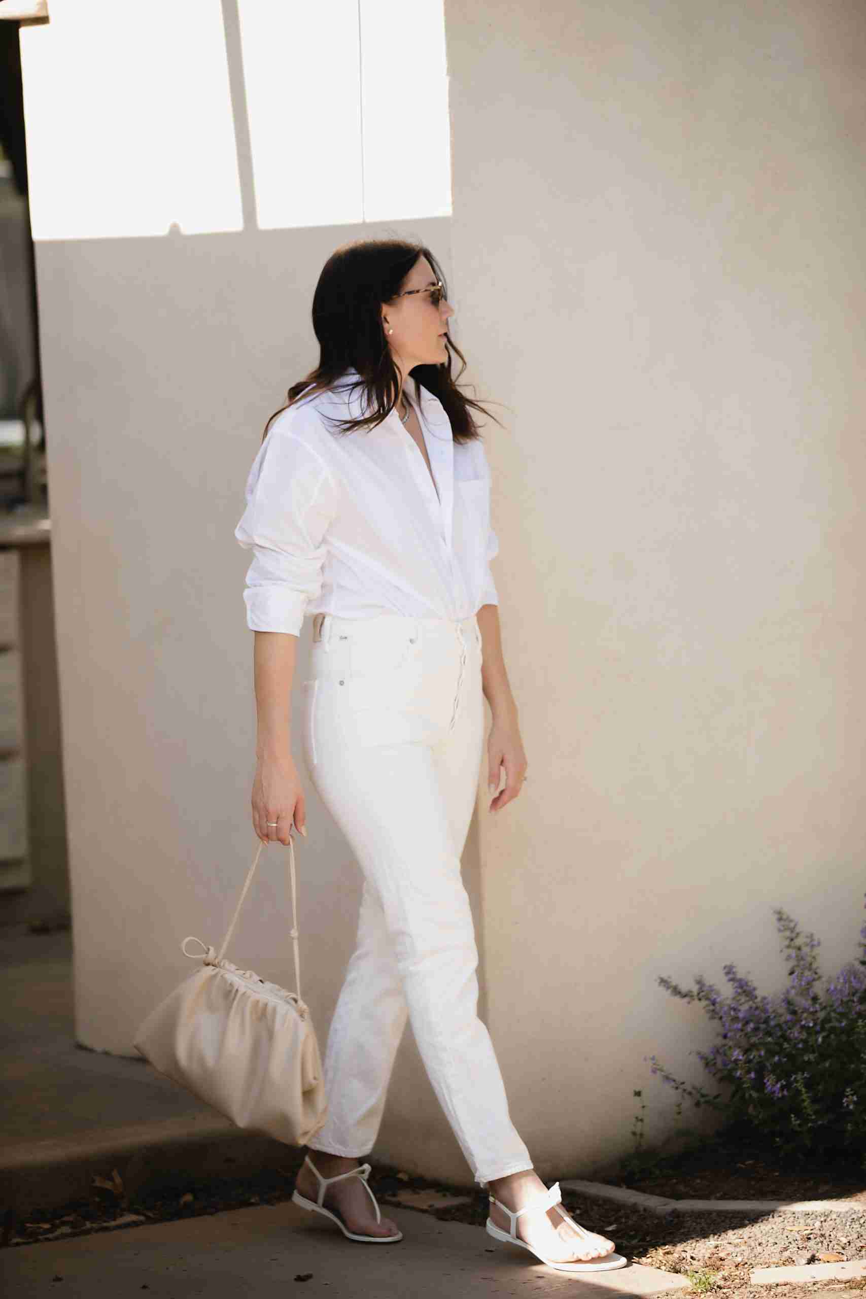 Spring Denim Short Sid Jean in White main image 0