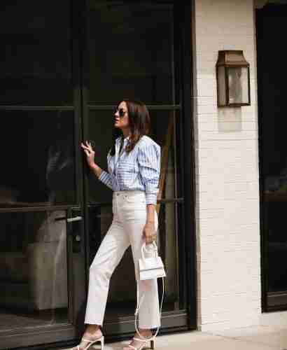 White Denim Outfits for Spring and Summer