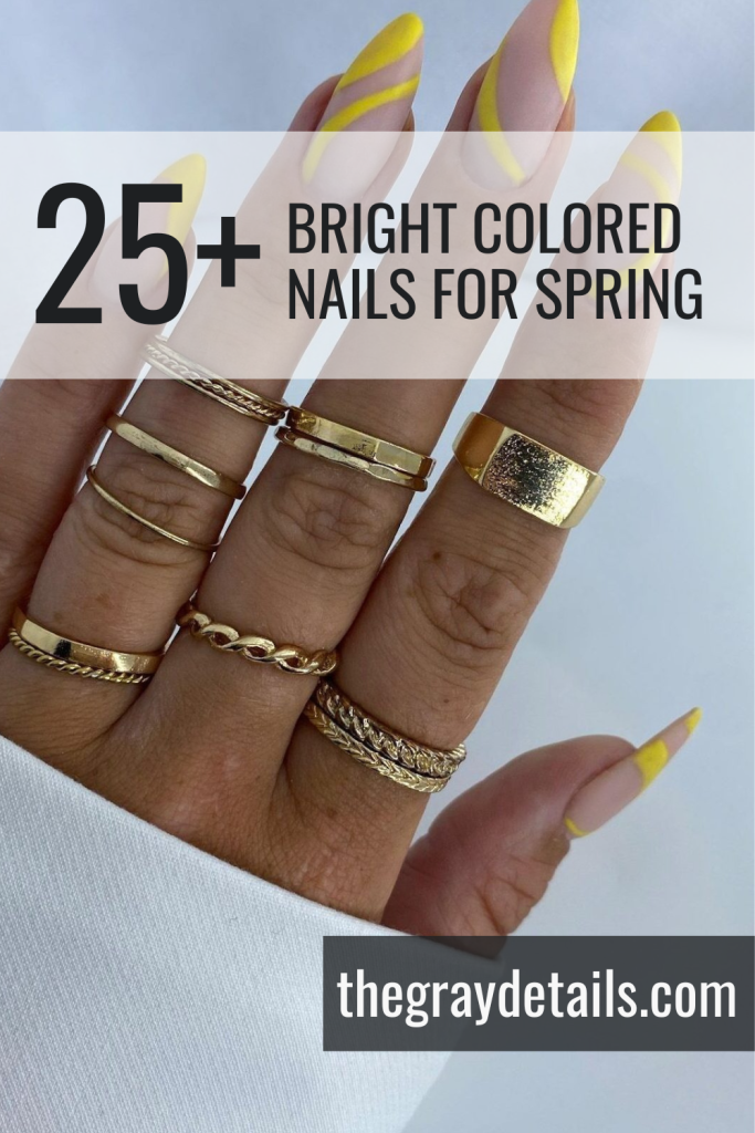 25+ Bright Color Nails For Spring