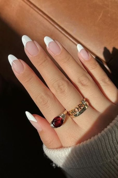 white nail design