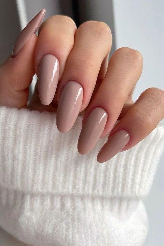 Classy Nude Dip Powder Nail Ideas