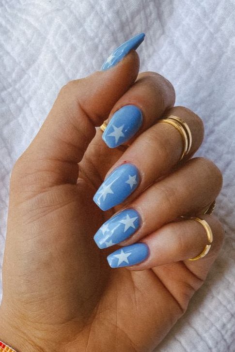 Blue nail art ideas
