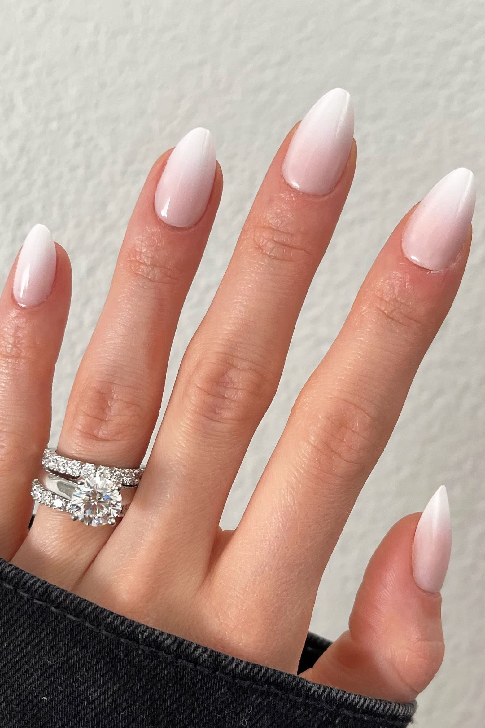 Ombre Nude Nail Idea