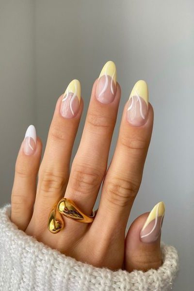 Yellow Nail Art