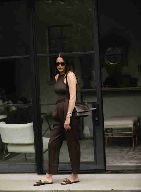 Brown Trouser Outfit Ideas