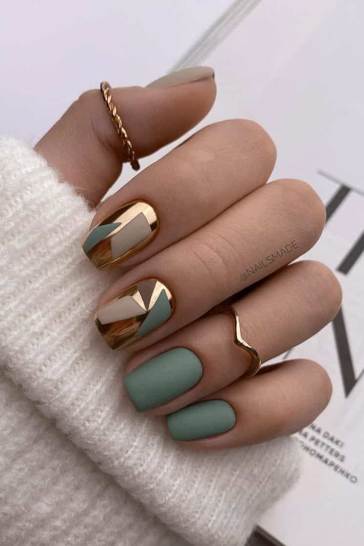 Military Green Nails