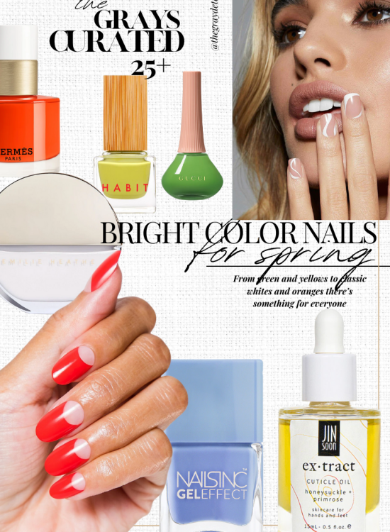 Bright Color Nails For Spring