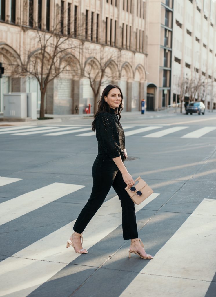 Agolde Pinch Waist Crop Jean Outfit Ideas