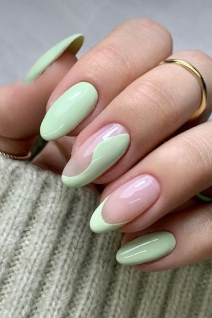 Pastel French Tip Nail Ideas
