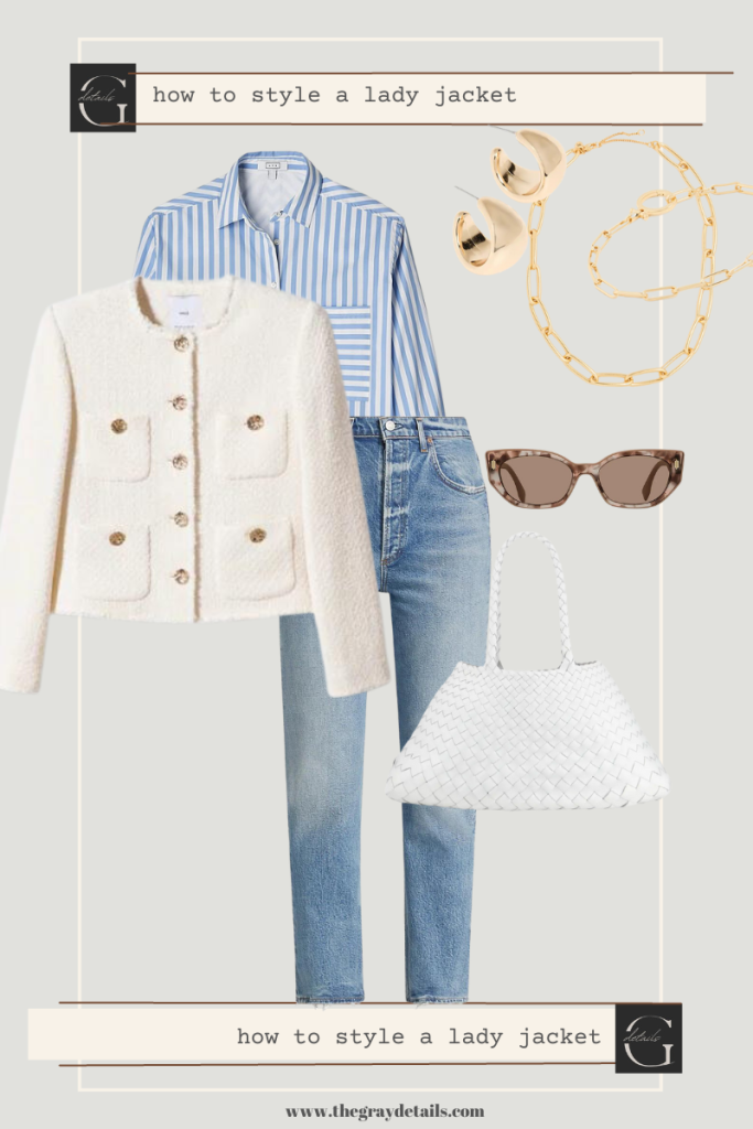 How to Wear a Lady Jacket with jeans