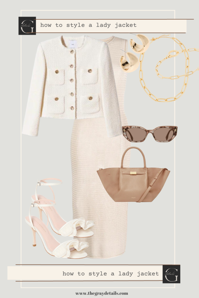 How to Wear a Lady Jacket with a dress