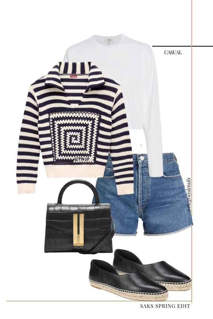 Jean Shorts Spring Casual Outfit Ideas