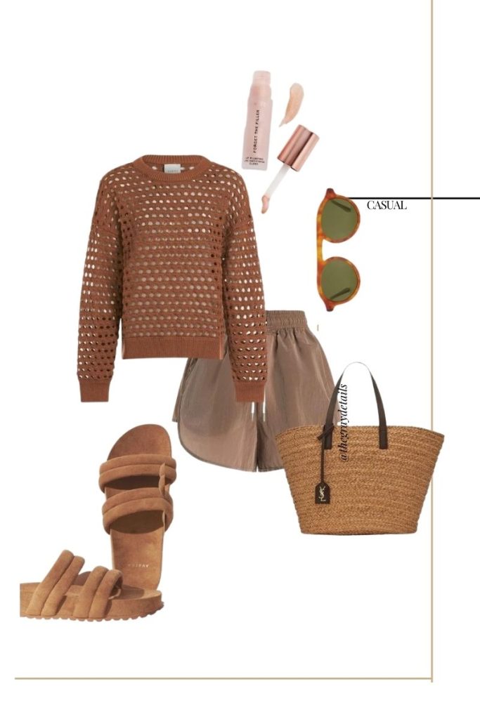 Brown Shorts Fashion