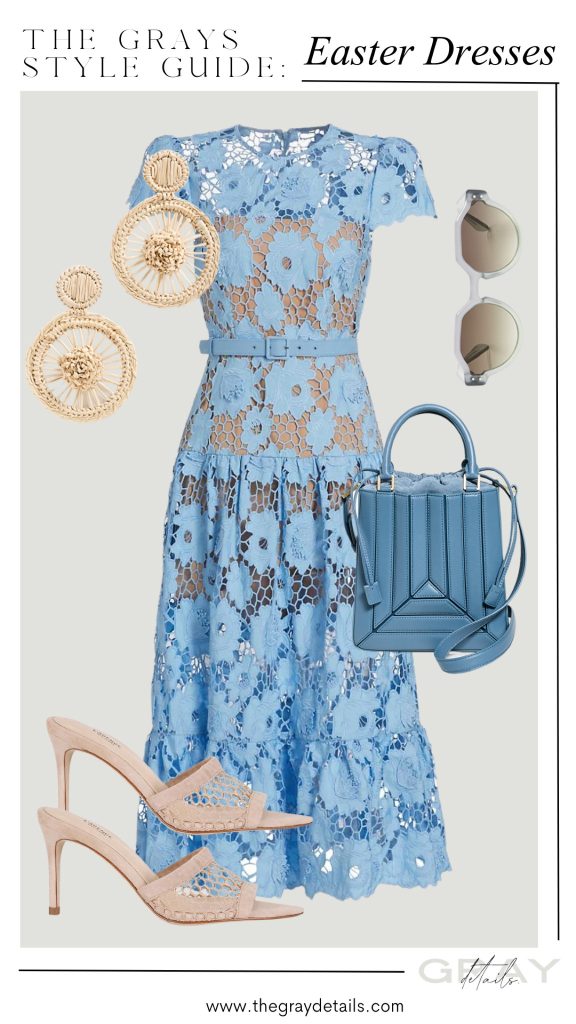 Blue Easter dress