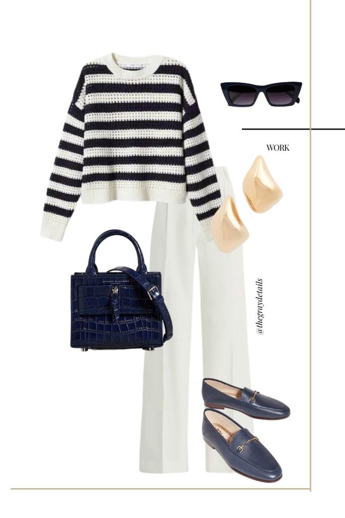 Neutral Spring office outfit