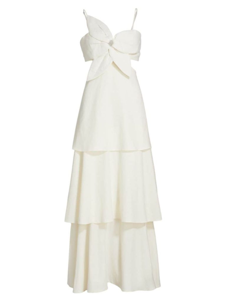 Farm Rio White Maxi Dress