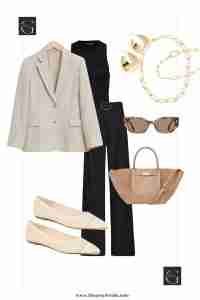 Minimal Black Trouser Outfit Ideas for Spring and Summer