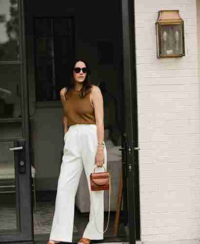 Brown and White Outfits