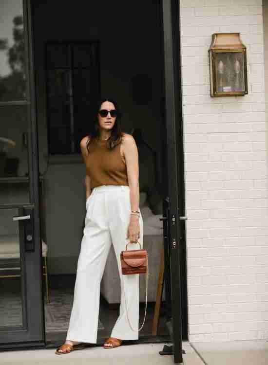 Brown and White Outfits