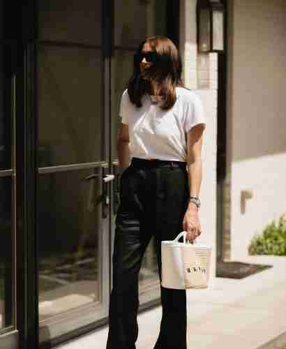 Minimal Black Trouser Outfit