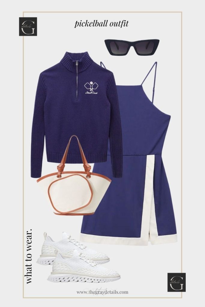 Blue Dress Pickleball Outfit Ideas