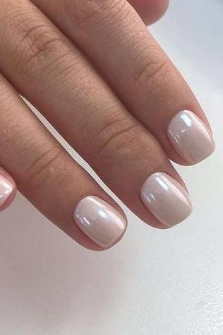 Glazed Donut Short Nails
