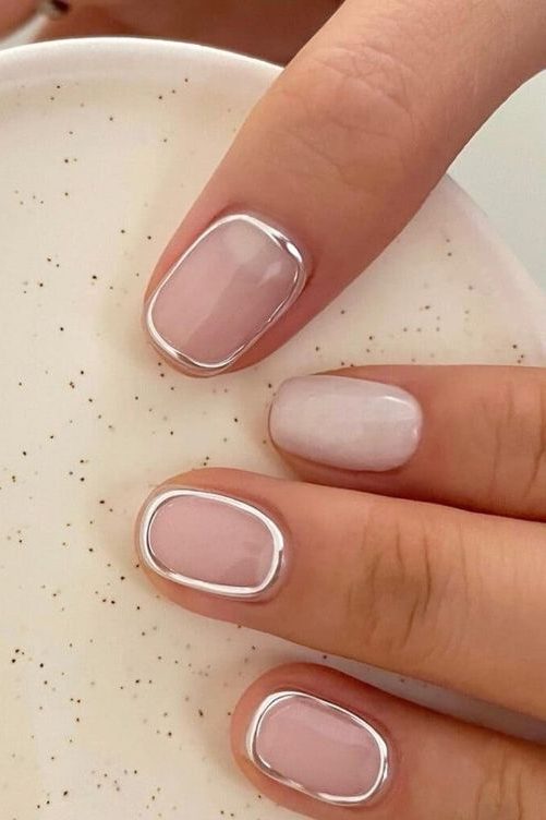 Metallic Nail Art