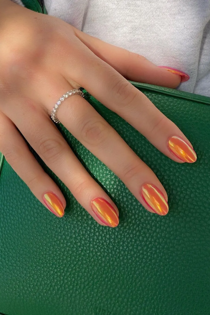 Citrus glazed July Nails